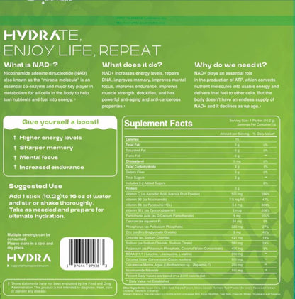 Hydra Electrolyte Powder NAD+