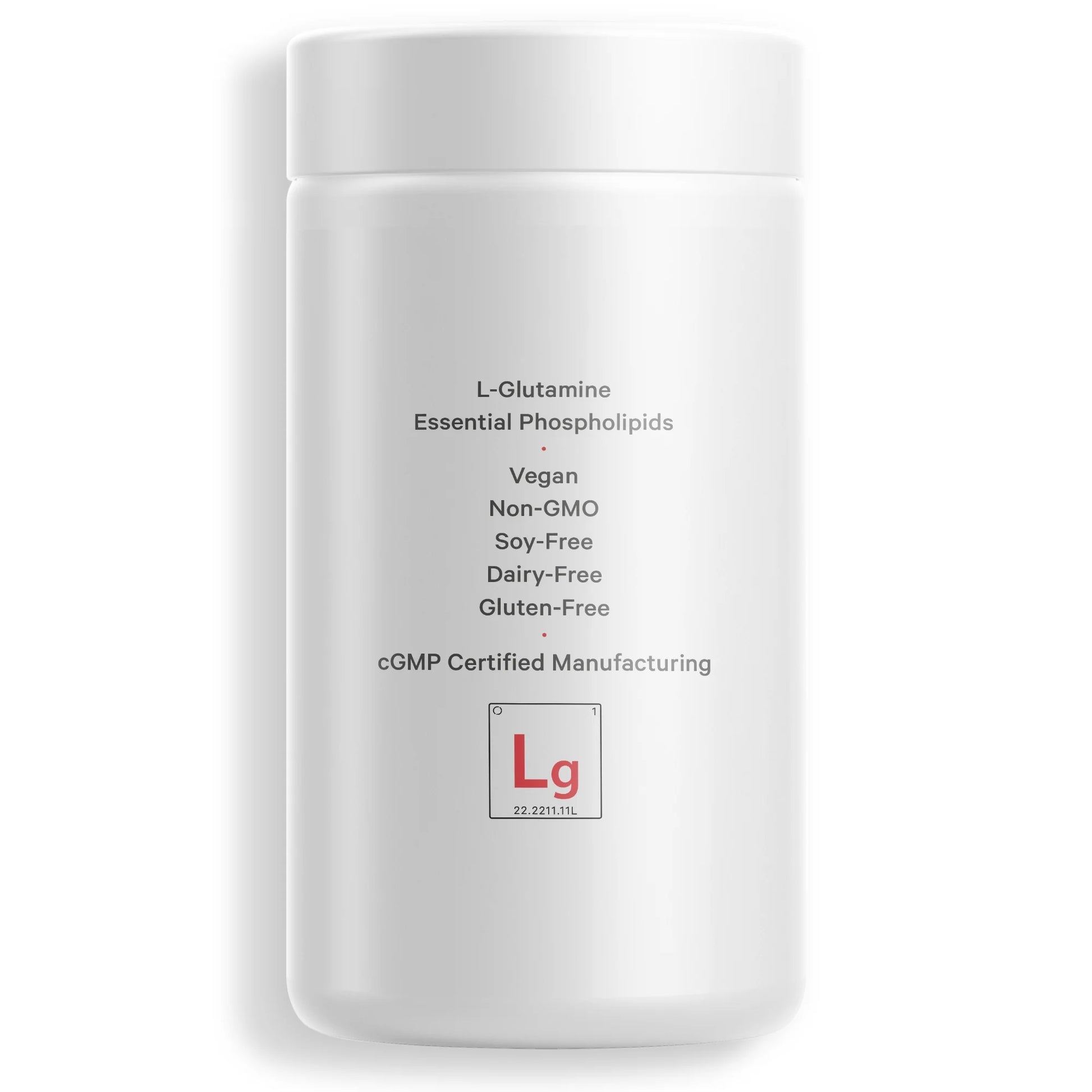 Liposomal L-Glutamine 1000Mg Supplement, Free-Form Glutamine Formula, 3-Month Supply, 180 Ct